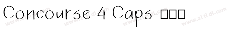 Concourse 4 Caps字体转换